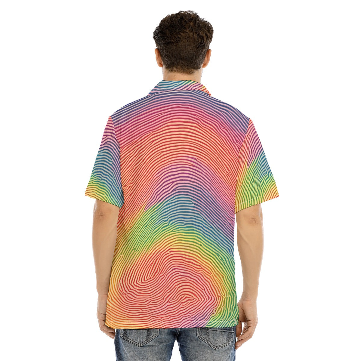 Rainbow Hawaiian Shirt Human | Hoodies4Hounds | Shop Human Clothing - Hoodies4Hounds