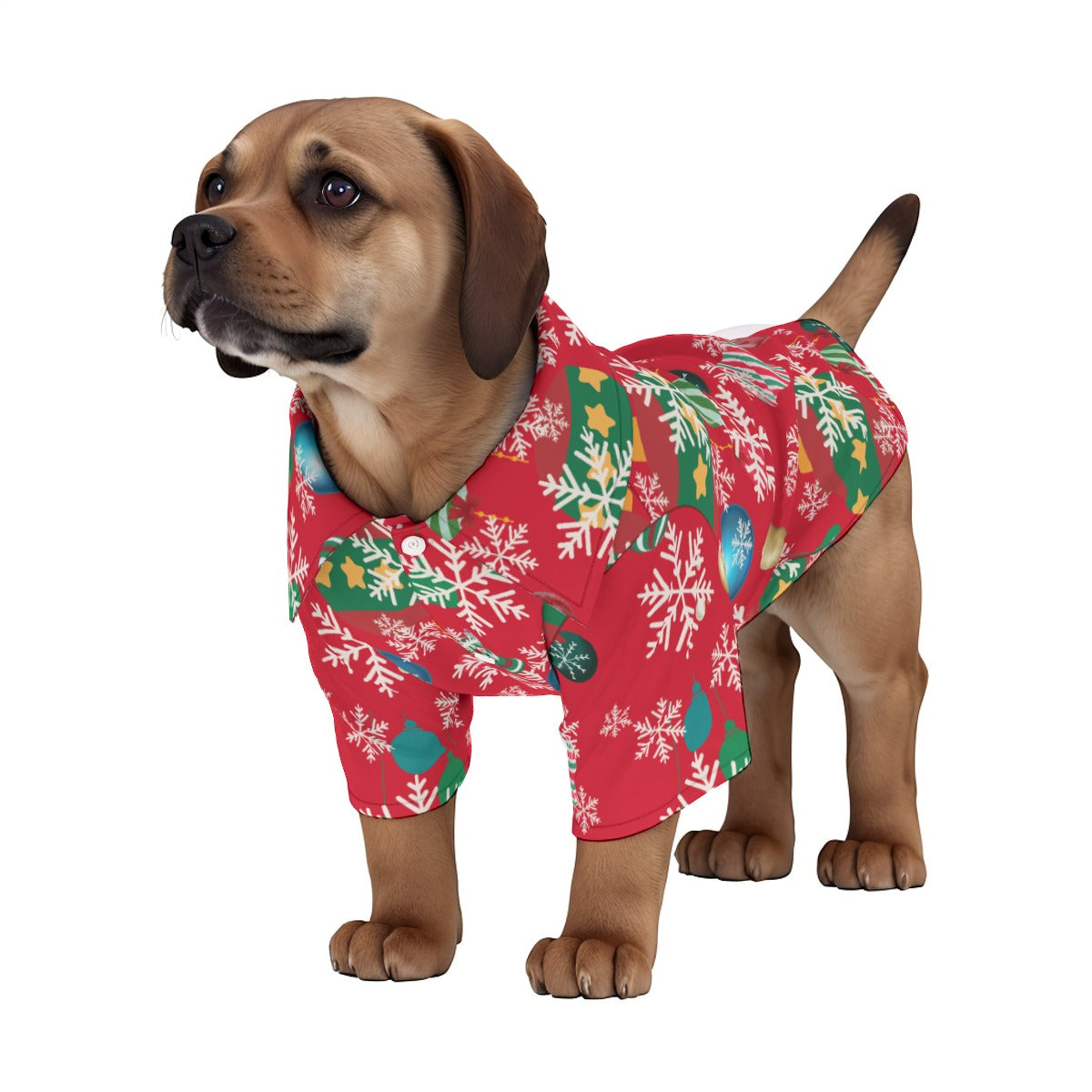 Christmas Hawaiian Shirt | Hoodies4Hounds | Shop Dog Clothing - Hoodies4Hounds