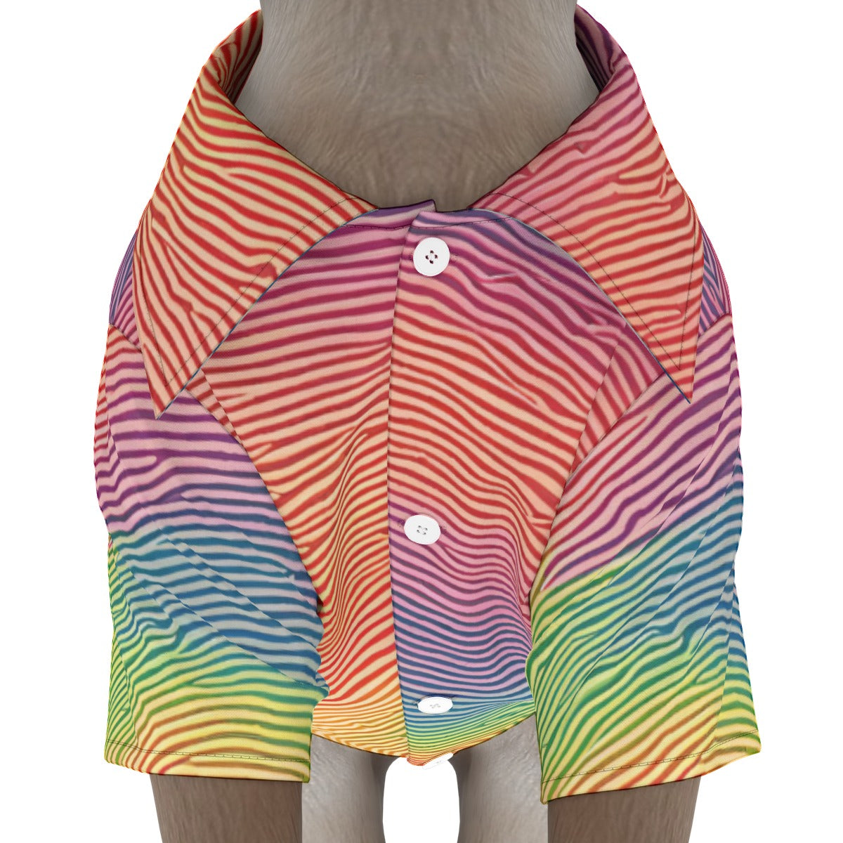 Rainbow Hawaiian Shirt | Hoodies4Hounds | Shop Dog Clothing - Hoodies4Hounds