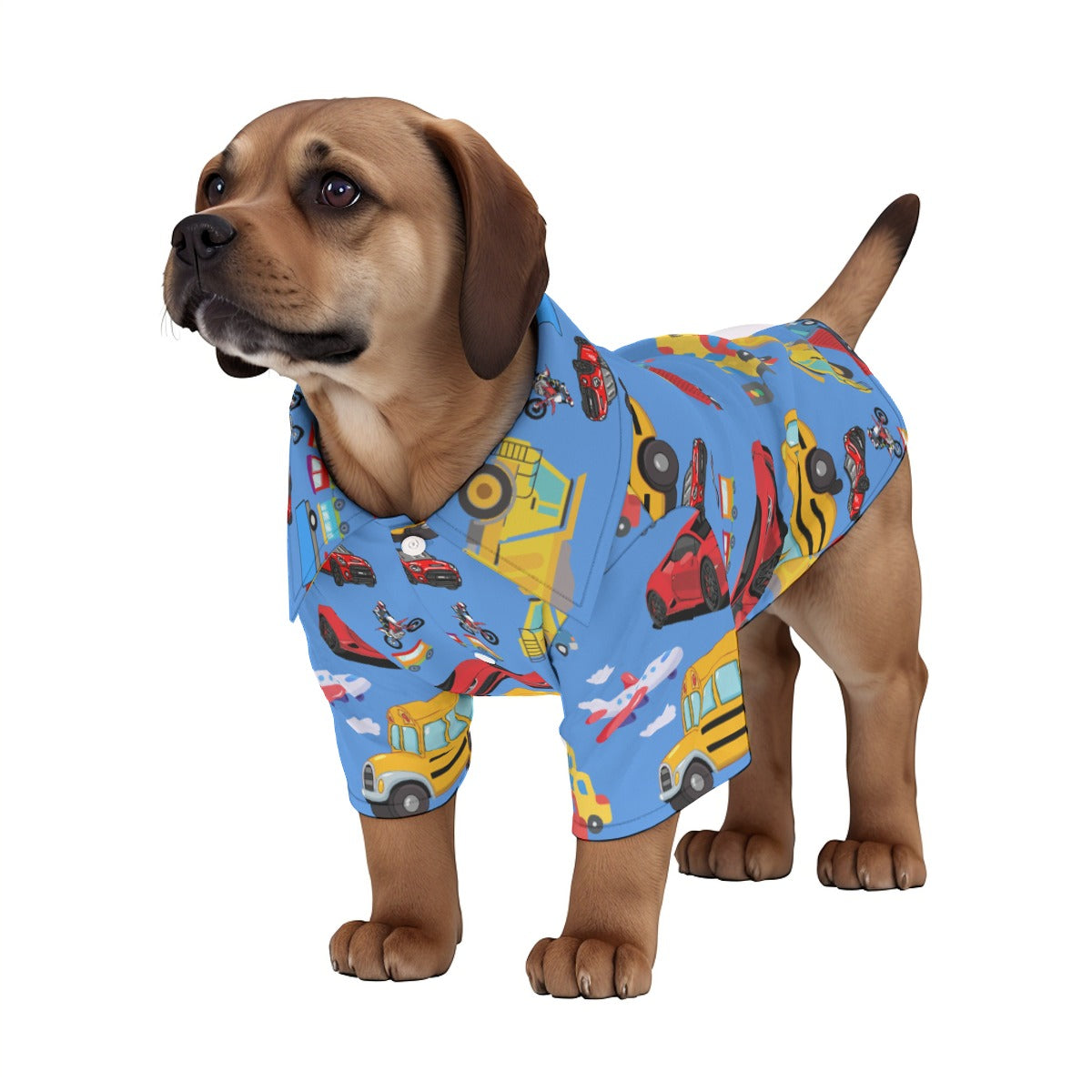 Transport Hawaiian Shirt | Hoodies4Hounds | Shop Dog Clothing - Hoodies4Hounds