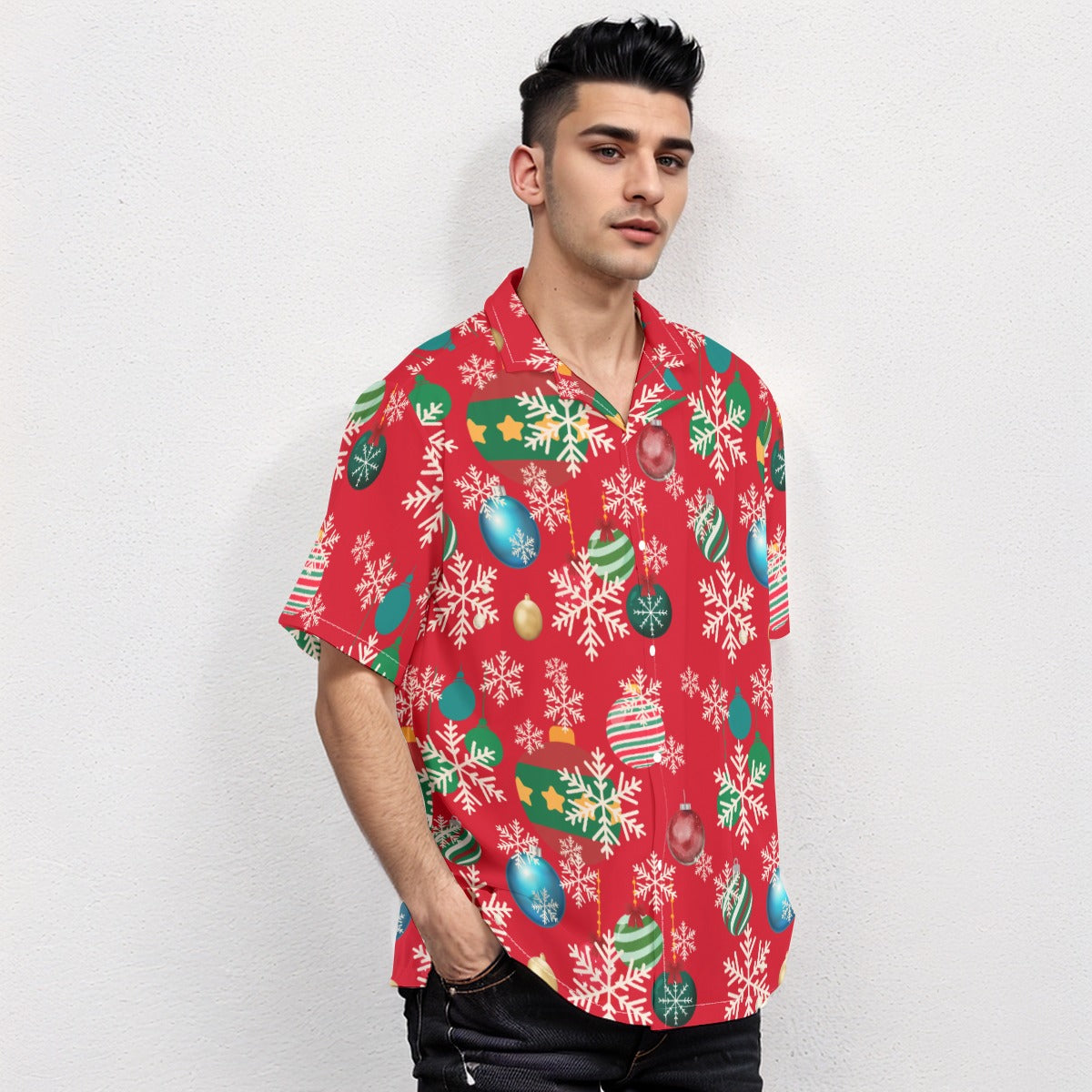 Christmas Hawaiian Shirt | Hoodies4Hounds | Shop Human Clothing - Hoodies4Hounds