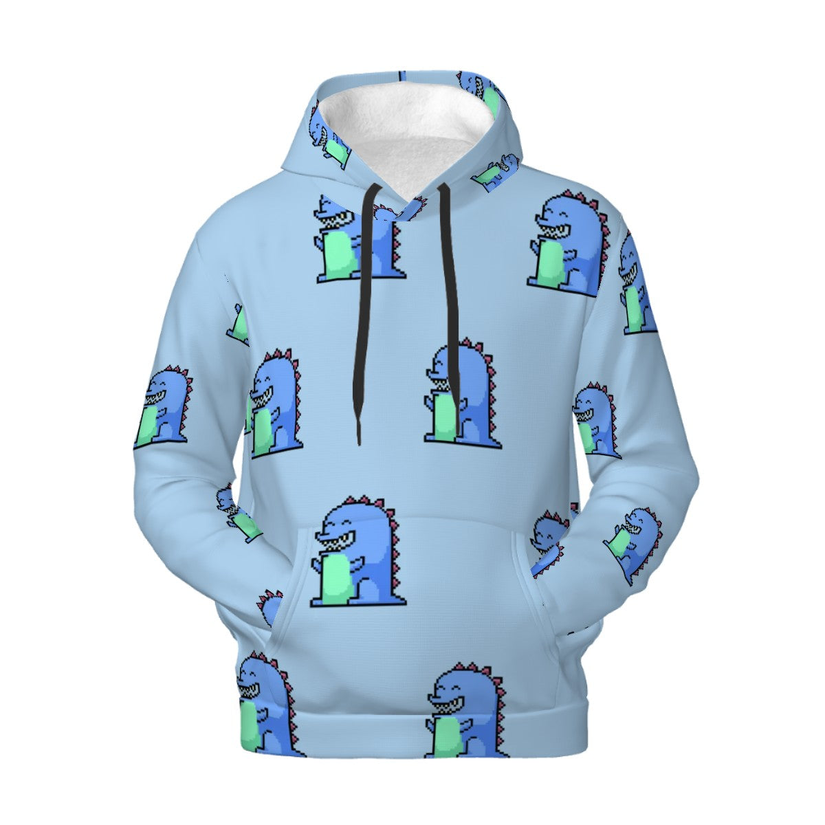 Blue Dinosaur Hoodie Human | Hoodies4Hounds | Shop Human Clothing - Hoodies4Hounds