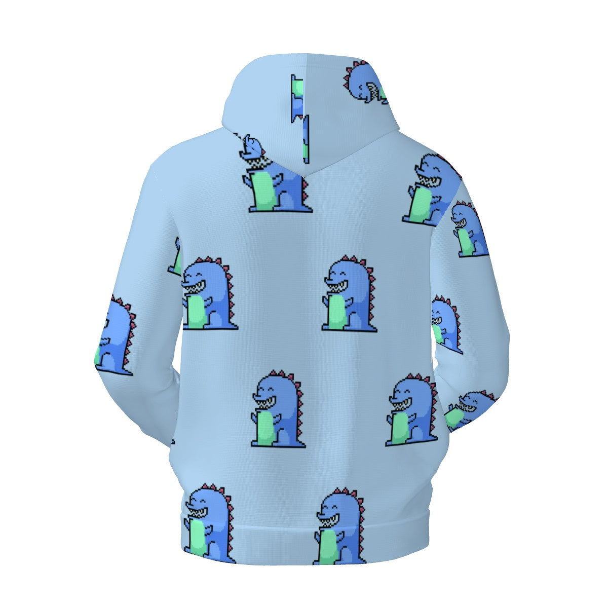 Blue Dinosaur Hoodie Human | Hoodies4Hounds | Shop Human Clothing - Hoodies4Hounds