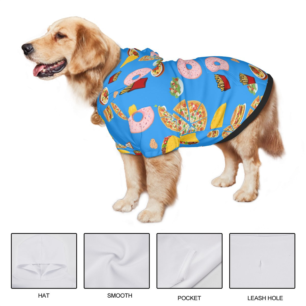 Food Design Hoodie | Hoodies4Hounds | Shop Dog Clothing - Hoodies4Hounds