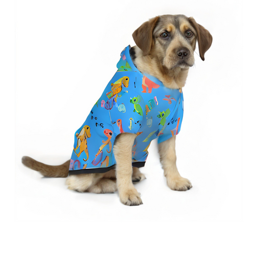 Dinosaur Mixed Hoodie | Hoodies4Hounds | Shop Dog Clothing