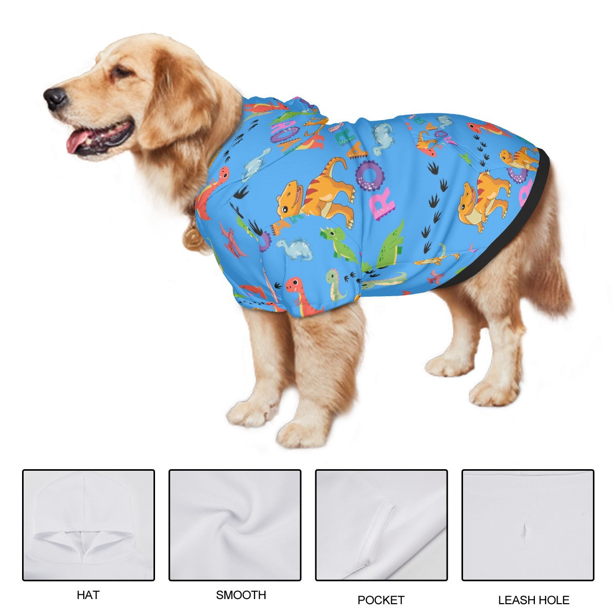 Dinosaur Mixed Hoodie | Hoodies4Hounds | Shop Dog Clothing - Hoodies4Hounds